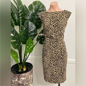 Take 50% OFF - Grace Women's Animal Print Dress, Size-4